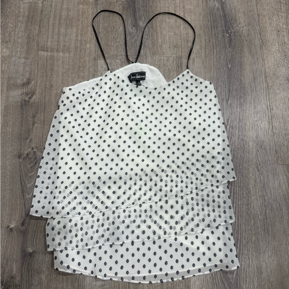 Sam Edelman Black and White Polka Dot Cami
